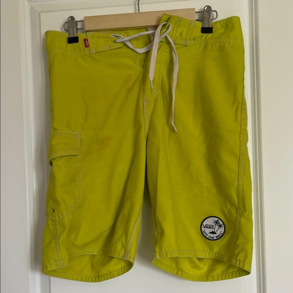 Vans Yellow Board Shorts